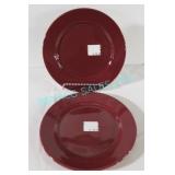 LOT, 56PCS, 8 DUDSON MAROON PLATES