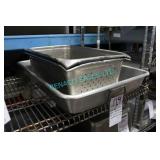 LOT, VOLLRATH ROAST PAN & 2X FULL PERF INSERTS