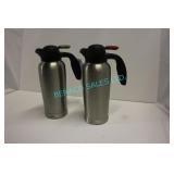 LOT,2X STANLEY 1L S/S SOY&MILK THERMAL DISPENSERS