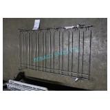 LOT, 2X 36" x 19" CEILING MOUNTED GLASS HANGERS