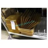 LOT, 10X 1/2 SIZE PLASTIC INSERTS W/ LIDS