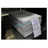 LOT, 15X  ASST 11" x 7" WHITE PLATTERS
