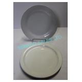 LOT, 20PCS ASST WHITE 10" PLATES