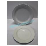 LOT, 75PCS ASST 10" & 9" WHITE PLATES