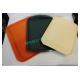 LOT, 52PCS ASST PLASTIC TRAYS