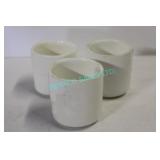 LOT, 50PCS WHITE CERAMIC CUPS