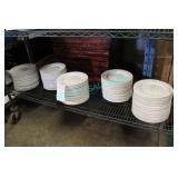 LOT, 125PCS CHURCHILL 10" WHITE PLATES