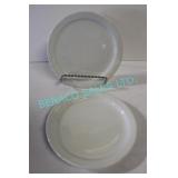 LOT, 60PCS, 6.5" JR WHITE SIDE PLATES