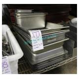 LOT, 18 PCS, S/S INSERTS (FULL, 1/3, 1/6 + 1/9)