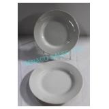 LOT, 36PCS, 6.5" JR WHITE SIDE PLATES