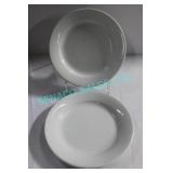 LOT, 80PCS 6.5" WHITE SIDE PLATES