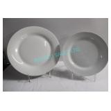 LOT, 66PCS 9.5" & 22PCS 8", ROYAL WHITE PLATES