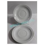 LOT, APRX 115PCS, 6" WHITE SAUCERS