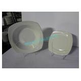 LOT, 67 PCS, "SYRACUSE" 10" BOWLS + 7.25" PLATES