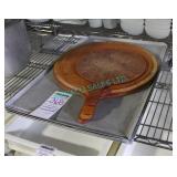 LOT, 5X ASST. PIZZA BOARDS + 5X 17" X 25" TRAYS