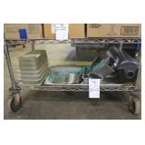 LOT, PLASTIC INSERTS, BAKE PANS, GRATER, ETC