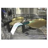 LOT, 2X, 20" GOLD COLOURED WALL SCONCES