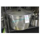 1X, 24"D x 14"H LIGHTWEIGHT STOCK POT W/ LID