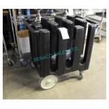 1X, CAMBRO PORTA DISH DOLLY FOR 5"-7" DISHES