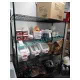 1X, 60" x 24" x 84"H,  4-SHELF COATED RACK