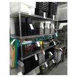 1X, 60" x 24"x 96"H,  5-SHELF METRO RACK