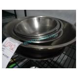 LOT, 10 ASST S/S MIXING BOWLS