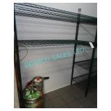 1X, 60" x 24", 4-SHELF COATED METRO RACK