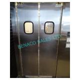 LOT, SET OF S/S SWING DOORS (2X 20x82H) FITS 41W