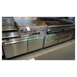 1X,180"x 30", CHEF BASE SYS.(2 DR FRZR,4 DR COOLR)