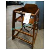 1X, WOOD HIGH-CHAIR