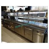 1X, 197"x37", S/S MUNTI-FUNC. COUNTER (SEE NOTES)