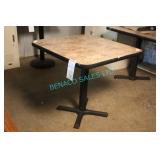 3X, 30"x30" SPECKLED TABLES W/ BASES