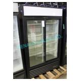 1X, TRUE GDM-41, 2 SLIDING GLASS DOOR COOLER