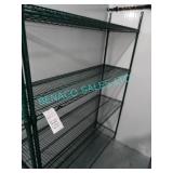 1X, 60" x 18", 4-SHELF COATED RACK