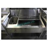 1X, 42" x 25" S/S COCKTAIL SINK