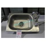 1X, S/S DROP-IN SANI SINK W/ TAP