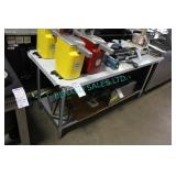 1X, 72" x 30" S/S TABLE W/ UNDERSHELF