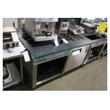 1X,96"x43" CUSTOM PORTA COUNTER W/ COOLER ETC