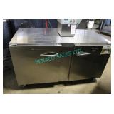 1X, TRAVLSON VHT60-LR 60" S/S 2DR U/C COOLER