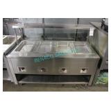 1X, 84" X 30" X 34" 4 TEMP. 4 WELL ELECT STEAM