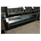 1X, 72" X 30" LOW BOY S/S EQPT TABLE