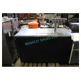 1X, ASBER 59" 2 DR DRAUGHT COOLER W/ 6 HEAD TAP
