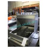 1X, 21" DBL DUMP STN W/ HEAT LAMPS