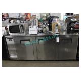 1X, TRUE 90" TBB-4-S, 3 DR BEER COOLER