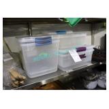 LOT, 6X ASST. STORAGE BINS