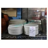 LOT, 60 PCS "STEELITE" ASST. PLATES (8"-13")