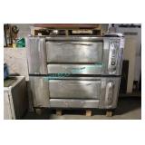 1X, BLODGETT 1000 GAS DBL DECK PIZZA OVEN (1