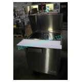 1X, CHEF 27"  "MEGA" S/C COLD PREP TABLE W/ FLIP