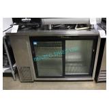 1X, TRUE 2 SLIDING GLASS DOOR BEER COOLER