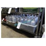 LOT, 2X BUS BINS W/ 48 PCS, 32OZ SQUEEZE BOTTLES